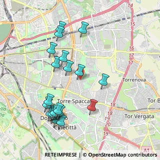 Mappa Via Alberto Chiarugi, 00172 Roma RM, Italia (2.276)