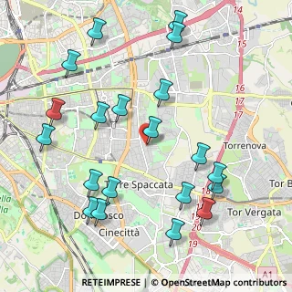 Mappa Via Alberto Chiarugi, 00172 Roma RM, Italia (2.4975)