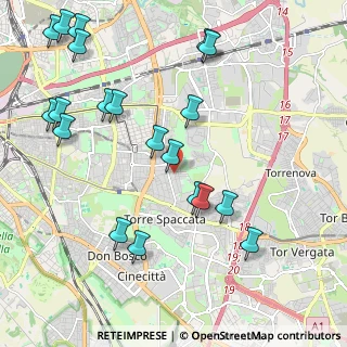 Mappa Via Alberto Chiarugi, 00172 Roma RM, Italia (2.608)
