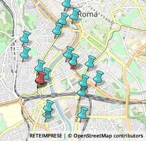 Mappa Via Luca della Robbia, 00153 Roma RM, Italia (1.0605)