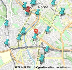 Mappa Via Luca della Robbia, 00153 Roma RM, Italia (1.3605)