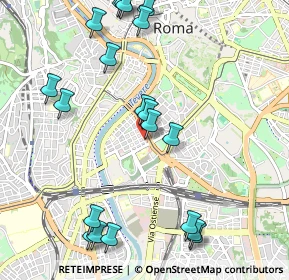 Mappa Via Luca della Robbia, 00153 Roma RM, Italia (1.318)