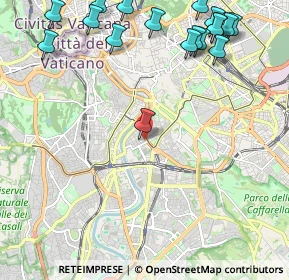 Mappa Via Luca della Robbia, 00153 Roma RM, Italia (3.08056)