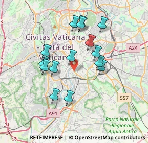 Mappa Via Luca della Robbia, 00153 Roma RM, Italia (3.44333)