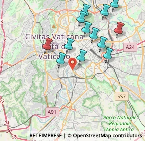 Mappa Via Luca della Robbia, 00153 Roma RM, Italia (4.84533)