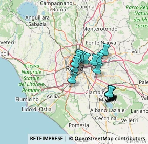 Mappa Via Luca della Robbia, 00153 Roma RM, Italia (12.0695)