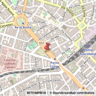 Mappa Via Appia Nuova, 288, 00183 Roma, Roma (Lazio)