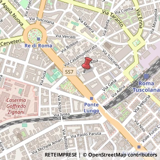 Mappa Via Oderzo, 29, 00182 Roma, Roma (Lazio)