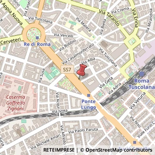 Mappa Via Appia Nuova, 261, 00182 Roma, Roma (Lazio)
