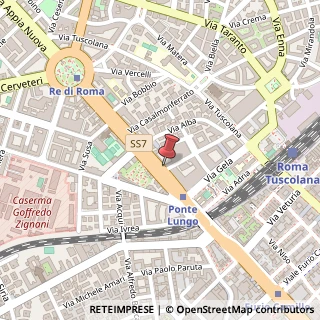 Mappa Via Appia Nuova, 263, 00182 Roma, Roma (Lazio)