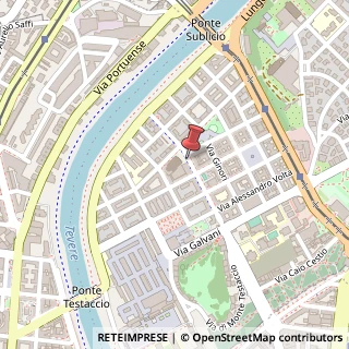 Mappa Via Nicola Zabaglia, 1, 00153 Roma, Roma (Lazio)