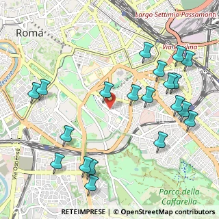 Mappa Via Aquitania, 00183 Roma RM, Italia (1.3245)