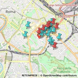 Mappa Via Aquitania, 00183 Roma RM, Italia (0.725)