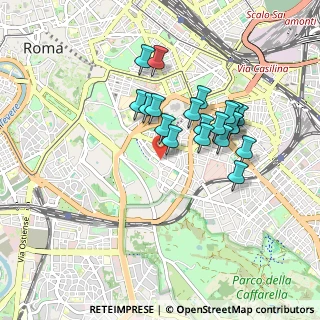 Mappa Via Aquitania, 00183 Roma RM, Italia (0.798)