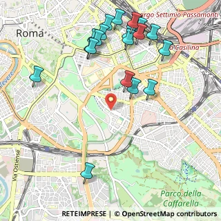 Mappa Via Aquitania, 00183 Roma RM, Italia (1.311)