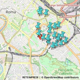 Mappa Via Aquitania, 00183 Roma RM, Italia (0.885)