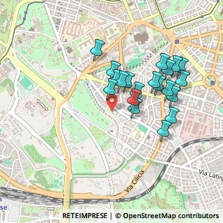 Mappa Via Beata Maria de Mattias, 00183 Roma RM, Italia (0.445)