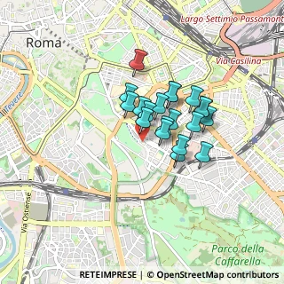 Mappa Via Beata Maria de Mattias, 00183 Roma RM, Italia (0.6125)