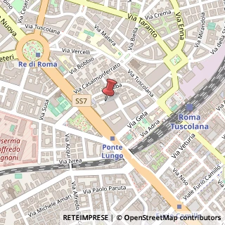 Mappa Via Oderzo, 34, 00182 Roma, Roma (Lazio)