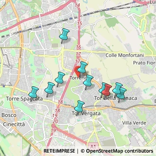 Mappa Via delle Driadi, 00133 Roma RM, Italia (1.90182)