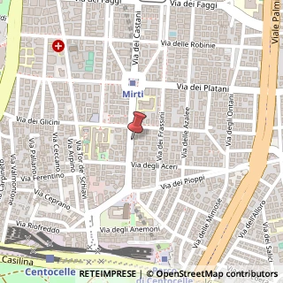 Mappa Via dei Castani, 44, 00172 Roma, Roma (Lazio)