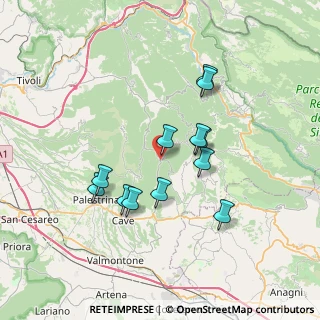 Mappa Via Castellana, 00030 San Vito Romano RM, Italia (6.62083)