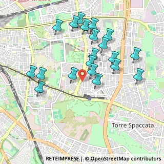 Mappa Via Carpineto, 00172 Roma RM, Italia (1.0465)