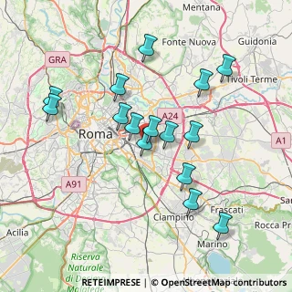 Mappa Via Carpineto, 00172 Roma RM, Italia (7.42667)