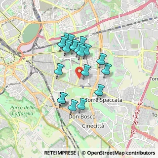 Mappa Via Carpineto, 00172 Roma RM, Italia (1.54105)