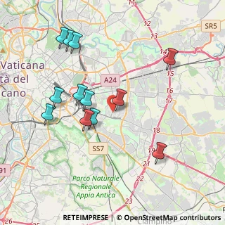 Mappa Via Carpineto, 00172 Roma RM, Italia (4.22417)
