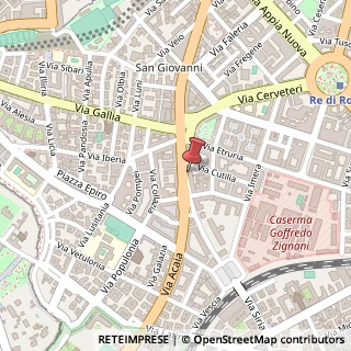 Mappa Via Britannia, 31/33, 00183 Roma, Roma (Lazio)