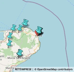 Mappa Via San Nicola di Mira, 71019 Vieste FG, Italia (13.59533)