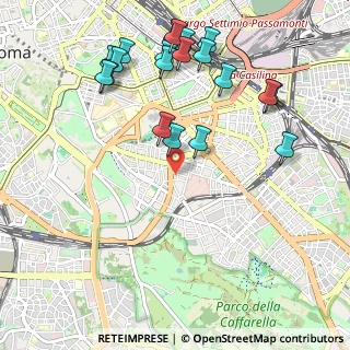 Mappa Via Dacia, 00183 Roma RM, Italia (1.2525)