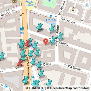 Mappa Via Altino, 00183 Roma RM, Italia (0.072)