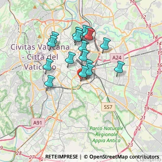 Mappa Via Altino, 00183 Roma RM, Italia (3.23765)