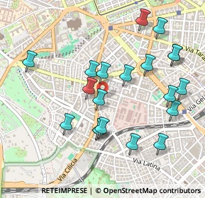 Mappa Via Altino, 00183 Roma RM, Italia (0.532)