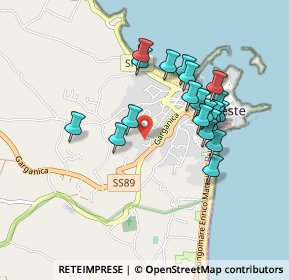 Mappa Via Salvatore Quasimodo, 71019 Vieste FG, Italia (0.86)