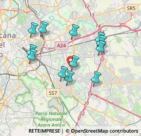Mappa 00172 Roma RM, Italia (3.60167)