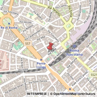 Mappa Via Gela, 55, 00182 Roma, Roma (Lazio)