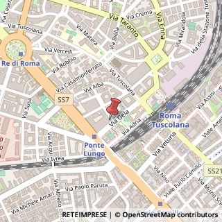 Mappa Via Noto, 5, 00182 Roma, Roma (Lazio)