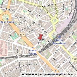 Mappa Via Noto,  5, 00182 Roma, Roma (Lazio)