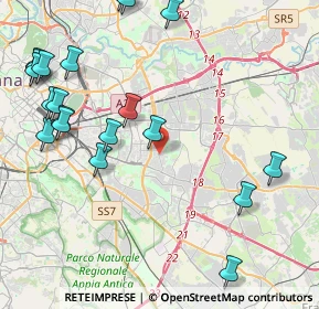 Mappa Via degli Olmi, 00172 Roma RM, Italia (5.705)