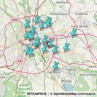 Mappa Via degli Olmi, 00172 Roma RM, Italia (6.8205)