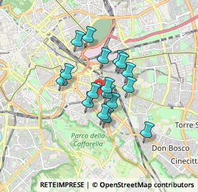 Mappa Via Gubbio, 00181 Roma RM, Italia (1.26294)