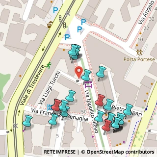 Mappa Via Ippolito Nievo, 00153 Roma RM, Italia (0.07143)