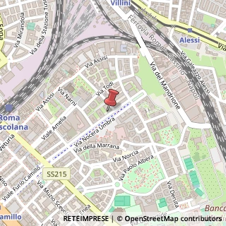 Mappa Via Nocera Umbra, 115, 00181 Roma, Roma (Lazio)