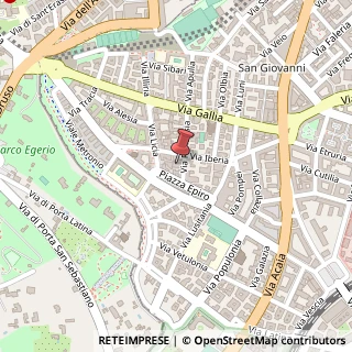 Mappa Via Pandosia, 58, 00183 Roma, Roma (Lazio)