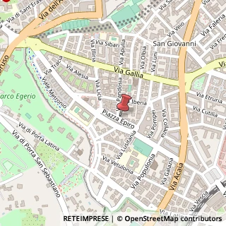 Mappa Piazza Epiro, 22, 00183 Roma, Roma (Lazio)