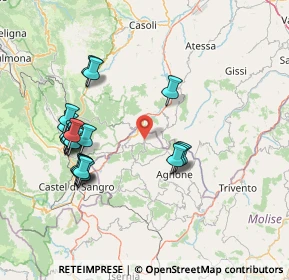 Mappa Pescopennataro, 86080 Pescopennataro IS, Italia (16.47)