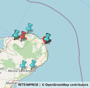 Mappa Via Santa Margherita, 71019 Vieste FG, Italia (15.09091)